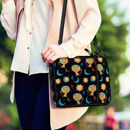 Cute Cartoon Leo Pattern Print Shoulder Strap Bible Bag