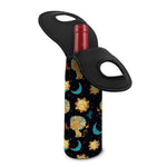 Cute Cartoon Leo Pattern Print Single Neoprene Wine Tote
