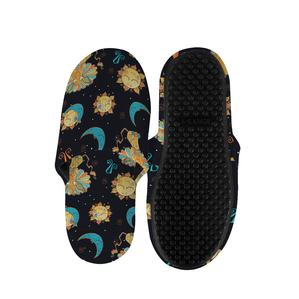 Cute Cartoon Leo Pattern Print Slippers