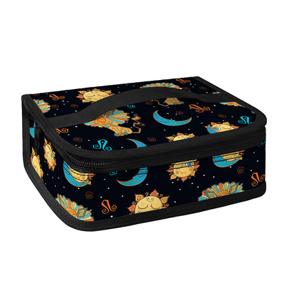 Cute Cartoon Leo Pattern Print Small Lunch Bag