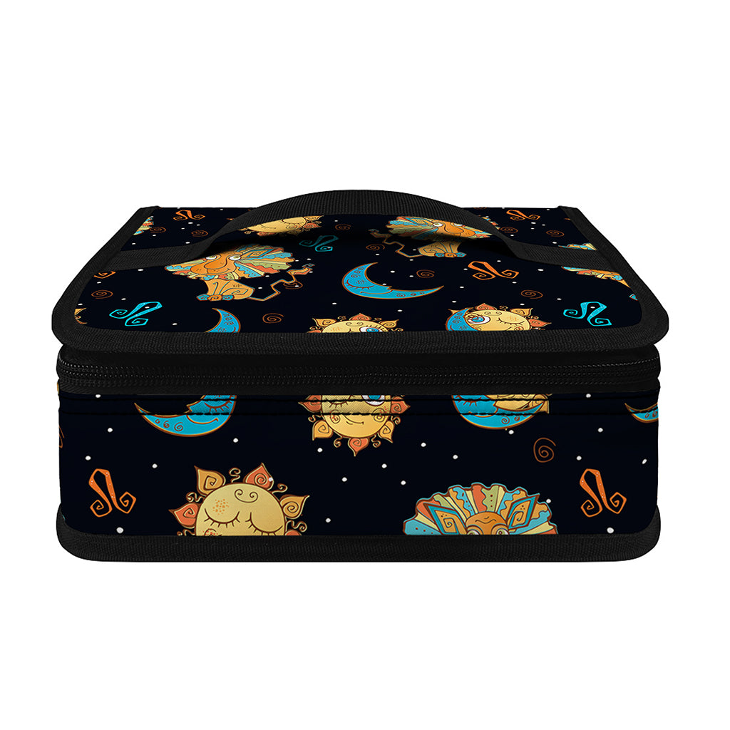 Cute Cartoon Leo Pattern Print Small Lunch Bag