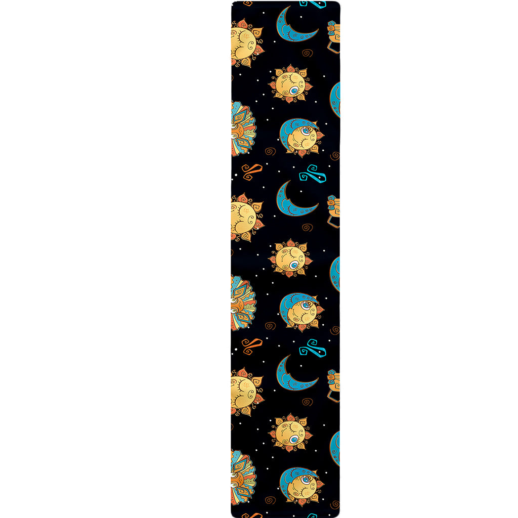 Cute Cartoon Leo Pattern Print Table Runner