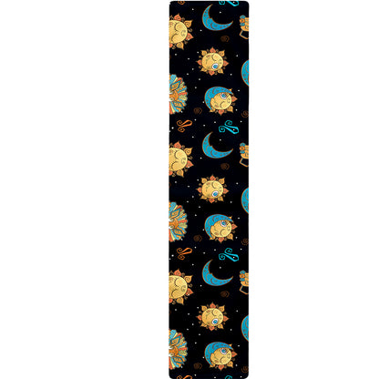 Cute Cartoon Leo Pattern Print Table Runner