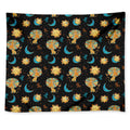 Cute Cartoon Leo Pattern Print Tapestry