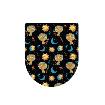 Cute Cartoon Leo Pattern Print Toilet Lid Cover