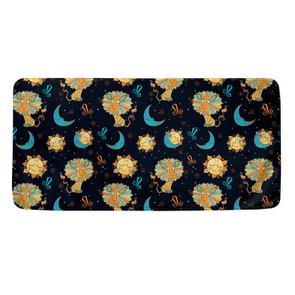 Cute Cartoon Leo Pattern Print Towel