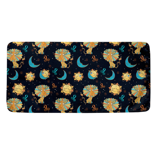 Cute Cartoon Leo Pattern Print Towel
