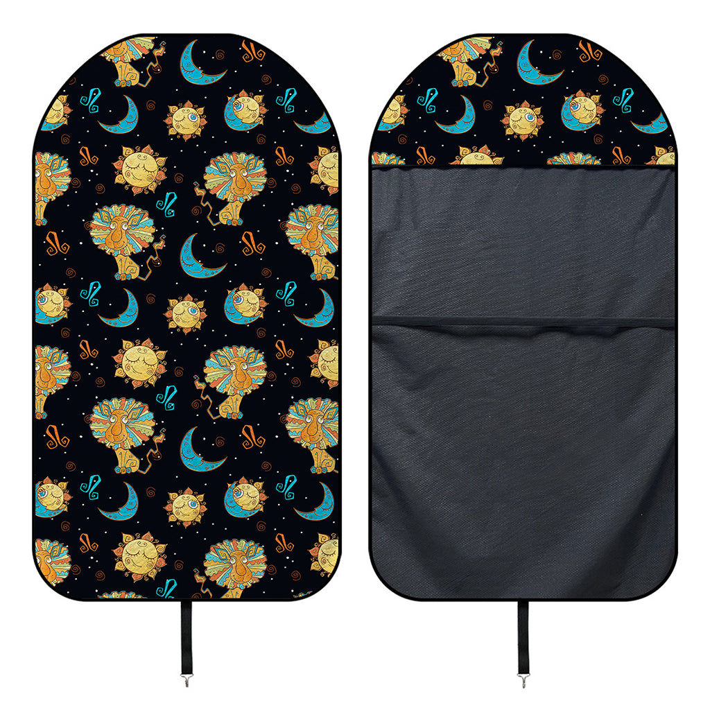Cute Cartoon Leo Pattern Print Waterproof Car Seat Cover