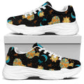Cute Cartoon Leo Pattern Print White Chunky Shoes