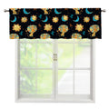 Cute Cartoon Leo Pattern Print Window Valance