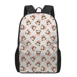 Cute Cartoon Nurse Pattern Print 17 Inch Backpack