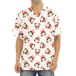 Cute Cartoon Nurse Pattern Print Aloha Shirt