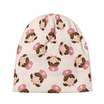 Cute Cartoon Nurse Pattern Print Beanie