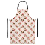 Cute Cartoon Nurse Pattern Print Bib Apron With Pocket