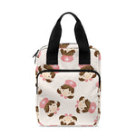 Cute Cartoon Nurse Pattern Print Bible Tote Bag