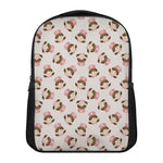 Cute Cartoon Nurse Pattern Print Casual Backpack