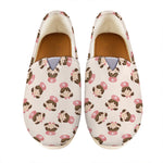 Cute Cartoon Nurse Pattern Print Casual Shoes