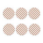 Cute Cartoon Nurse Pattern Print Coaster Set