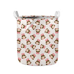 Cute Cartoon Nurse Pattern Print Collapsible Laundry Basket
