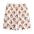 Cute Cartoon Nurse Pattern Print Cotton Shorts