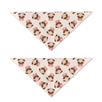 Cute Cartoon Nurse Pattern Print Dog Bandana