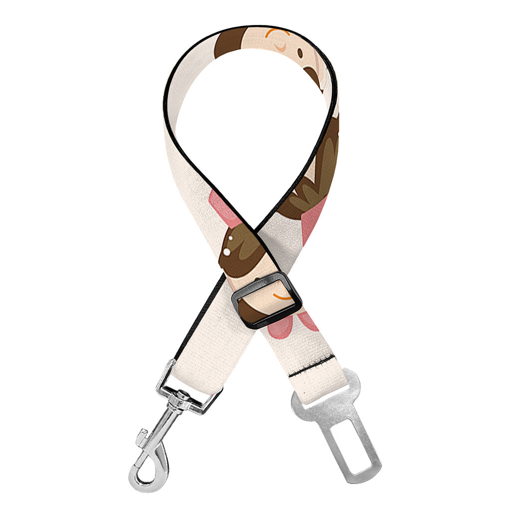 Cute Cartoon Nurse Pattern Print Dog Seat Belt