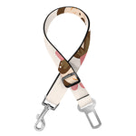 Cute Cartoon Nurse Pattern Print Dog Seat Belt