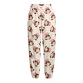 Cute Cartoon Nurse Pattern Print Fleece Lined Knit Pants