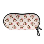 Cute Cartoon Nurse Pattern Print Glasses Case