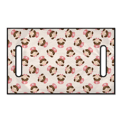 Cute Cartoon Nurse Pattern Print Golf Cart Seat Cover