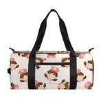 Cute Cartoon Nurse Pattern Print Gym Bag