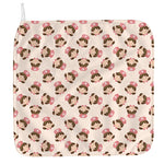 Cute Cartoon Nurse Pattern Print Hand Towel