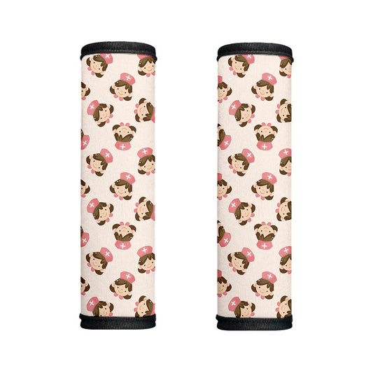 Cute Cartoon Nurse Pattern Print Handle Covers
