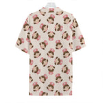 Cute Cartoon Nurse Pattern Print Hawaiian Shirt