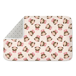 Cute Cartoon Nurse Pattern Print Indoor Door Mat