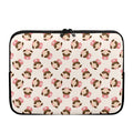 Cute Cartoon Nurse Pattern Print Laptop Sleeve