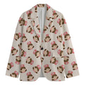 Cute Cartoon Nurse Pattern Print Men's Blazer