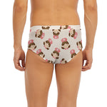 Cute Cartoon Nurse Pattern Print Men's Briefs