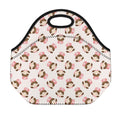 Cute Cartoon Nurse Pattern Print Neoprene Lunch Bag