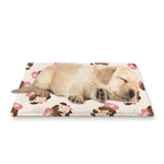 Cute Cartoon Nurse Pattern Print Pet Cooling Mat Cover