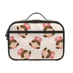 Cute Cartoon Nurse Pattern Print Portable Lunch Bag