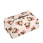 Cute Cartoon Nurse Pattern Print Rectangle Tissue Box Cover