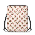 Cute Cartoon Nurse Pattern Print Rectangular Crossbody Bag