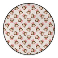 Cute Cartoon Nurse Pattern Print Round Floor Mat