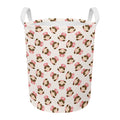 Cute Cartoon Nurse Pattern Print Round Laundry Basket