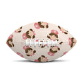 Cute Cartoon Nurse Pattern Print Rugby Ball
