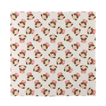 Cute Cartoon Nurse Pattern Print Silk Bandana