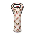 Cute Cartoon Nurse Pattern Print Single Neoprene Wine Tote