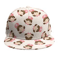 Cute Cartoon Nurse Pattern Print Snapback Cap