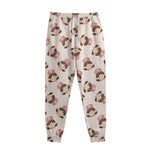 Cute Cartoon Nurse Pattern Print Sweatpants